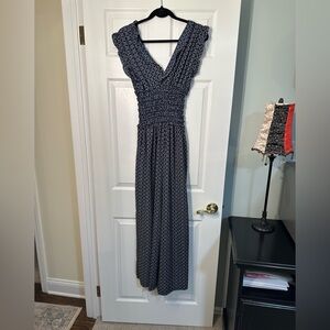 Max Studio jumpsuit blue floral